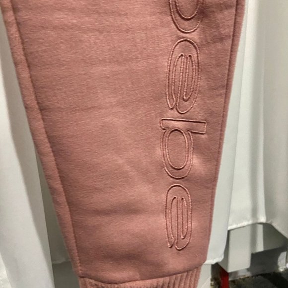 NWT bebe Fleece Jogger Pink L - Picture 6 of 10